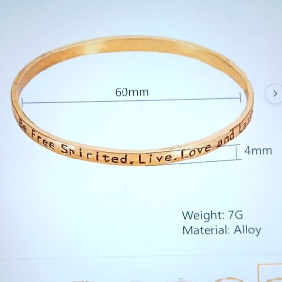 New Chrontier Boho Style Inspirational Bracelet Set Engraved Multi Layer Stack - Picture 6 of 7